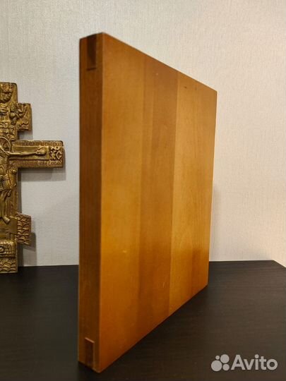 Рукописная икона Святая Троица