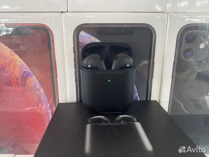 AirPods Series 2 W\C Luxe Copy Matte Black