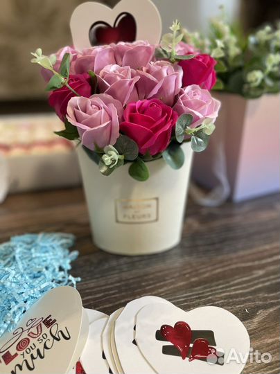 Мыльные розы Букеты