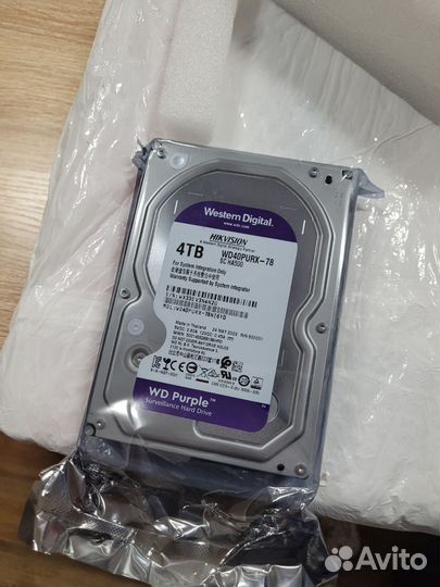 Western Digital 4 тб Внутренний жесткий диск Purpl