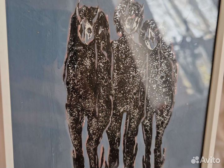 Картина с демонами клоунами аниме