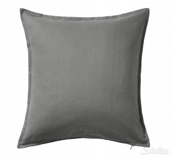 Gurli гурли наволочки чехлы икеа IKEA серый 50*50