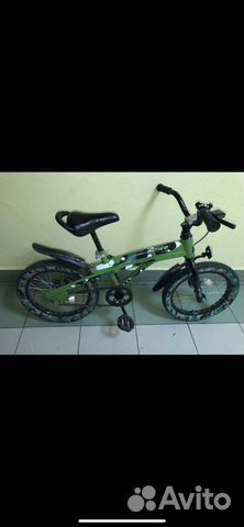 Детский велосипед радиус 16 бу 4-5-6 лет