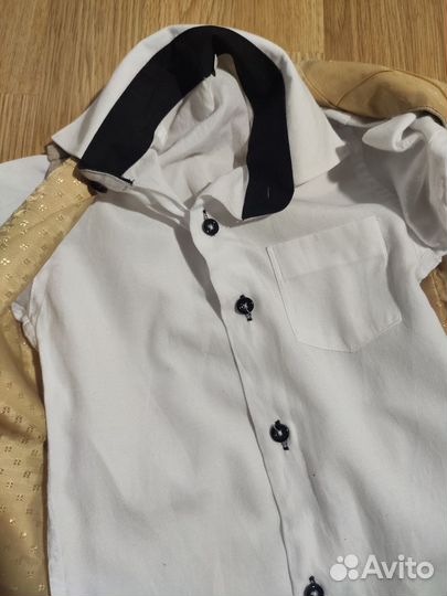 Жилет и рубашка на мальчика 2 года 92 см