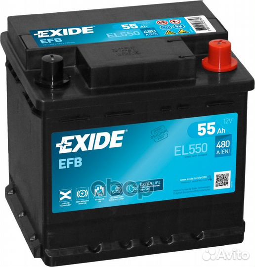 Аккумулятор EL550 exide