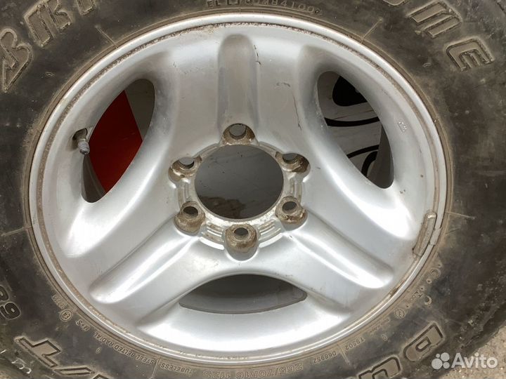 Колесо в сборе новое R 16 prado 90 lc 80