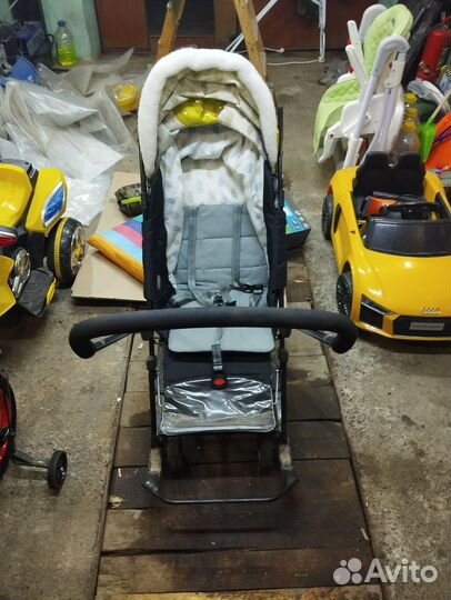 Детские санки коляска бу