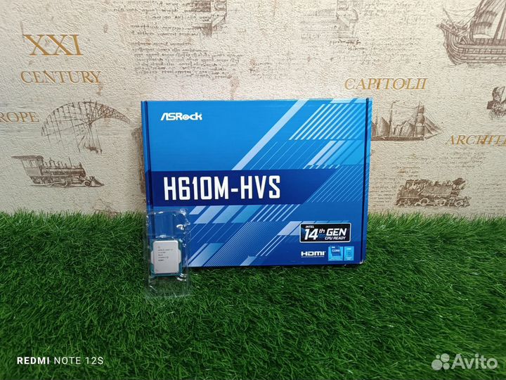 Новая игровая связка I3 12100f + H610 LGA 1700