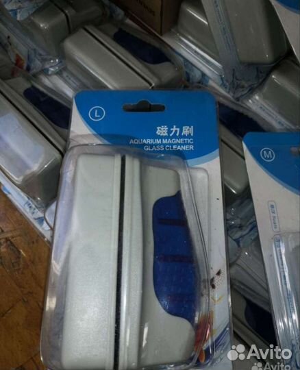 Магнитная щётка для мытья стенок аквариума