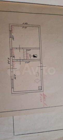 Дом 39,8 м² на участке 18 сот.