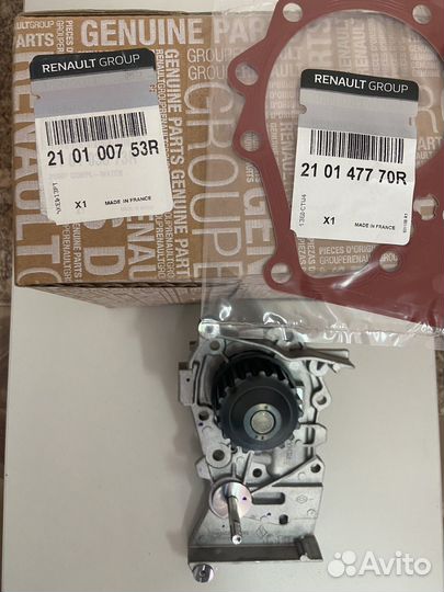 Помпа renault logan K4M, K4J, Largus 16V