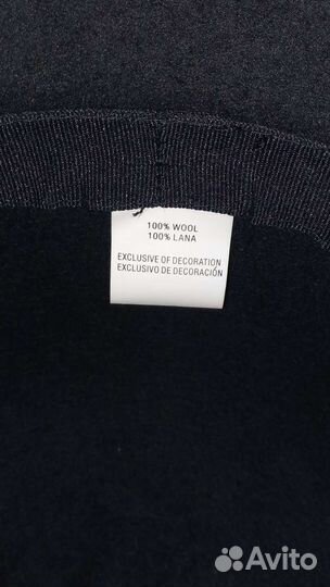 Шляпа женская новая черная шерсть