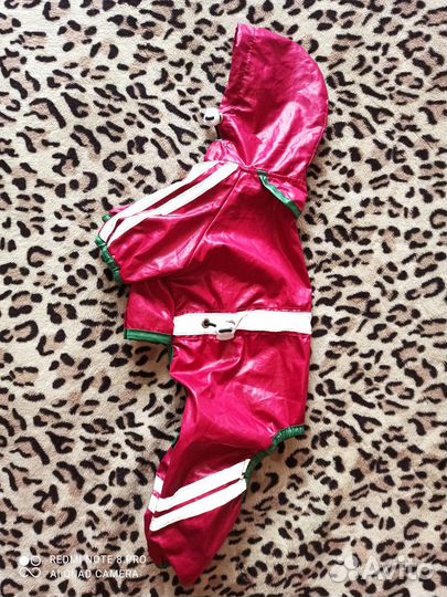 Комбенизон на флисе и дождевик на чиха до 3-х кг