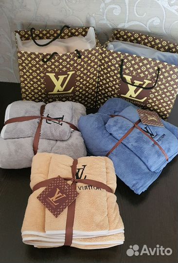 Набор полотенец Louis Vuitton и Christian Dior