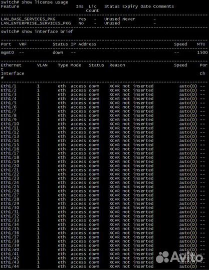 Коммутатор Cisco Nexus N3K-C3064PQ-10GX