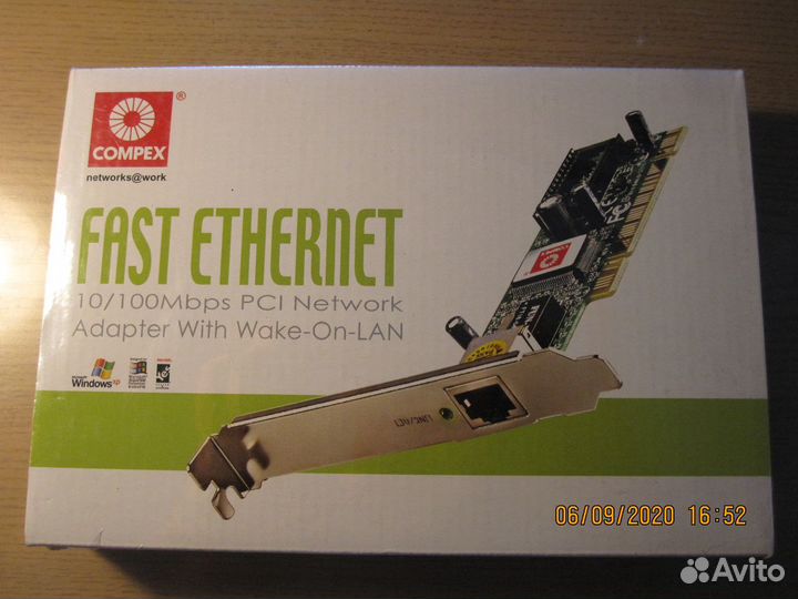 Сетевой адаптер RE 100 ATX/WOL