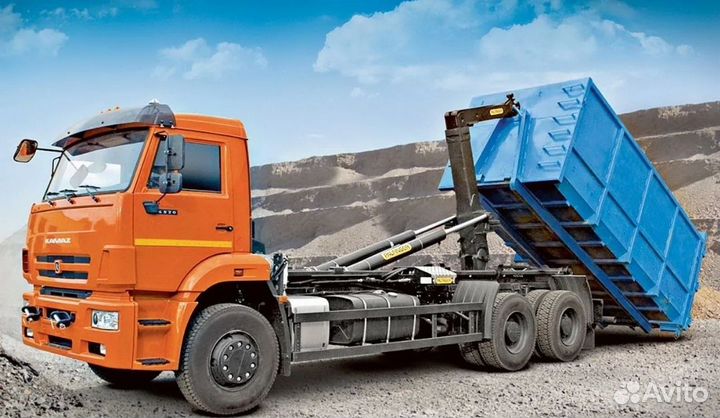 Вывоз строительного мусора контейнером