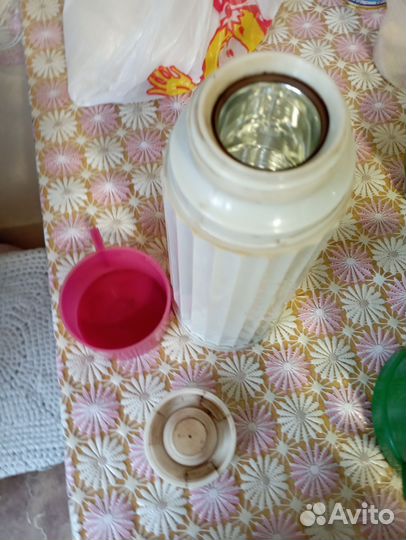 Термос с кружками СССР