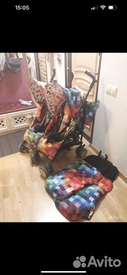 Коляска для двойни