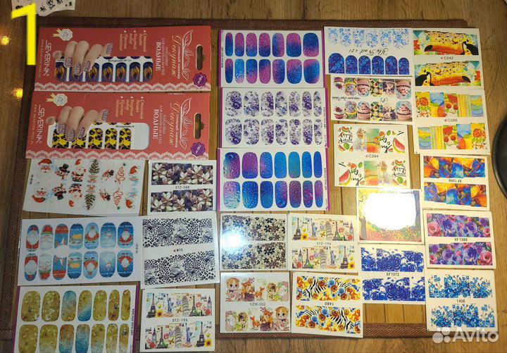 Наклейки для ногтей (слайдеры)