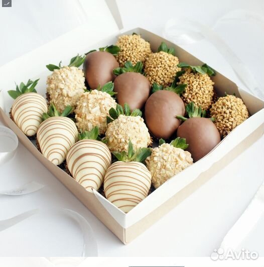 Букет из клубники в шоколаде