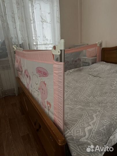 Защитный бортик для взрослой кровати