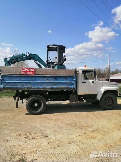 Прокол под дорогой. Услуги мини экскаватора