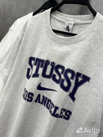 Футболка Nike x Stussy оверсайз унисекс