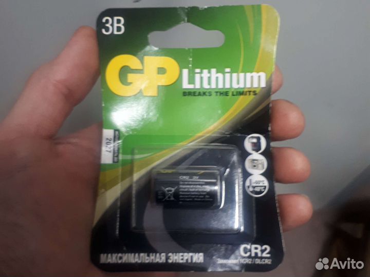 Литивая батарейка GP CR2 3V