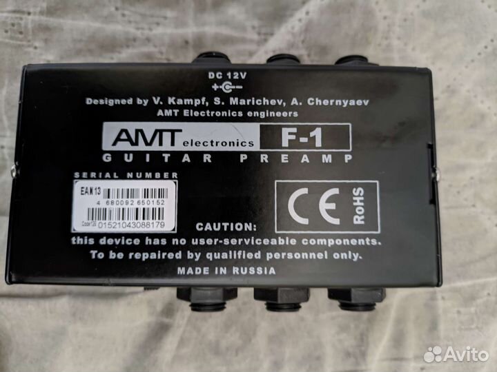 AMT F1 - гитарный предусилитель