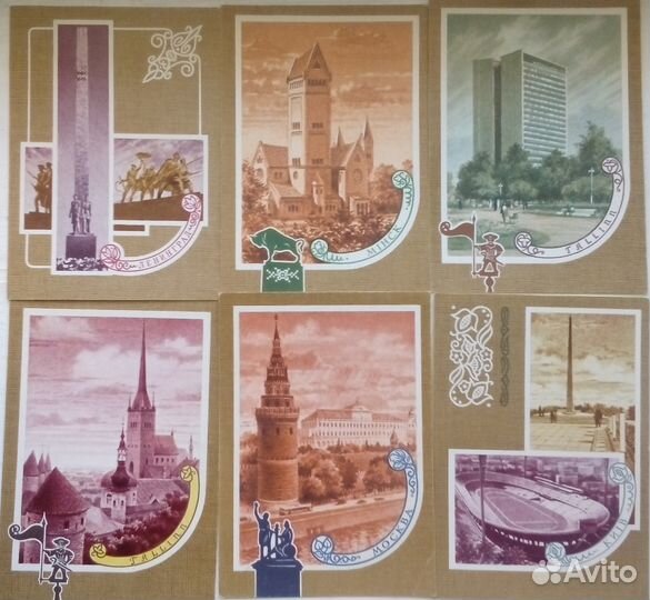 Наборы открыток СССР