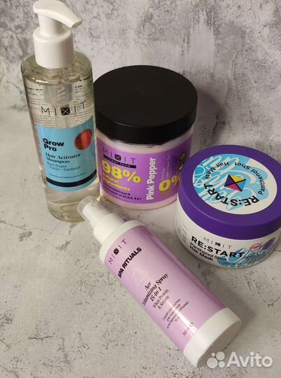 Уходовая косметика новая Mixit для лица и волос