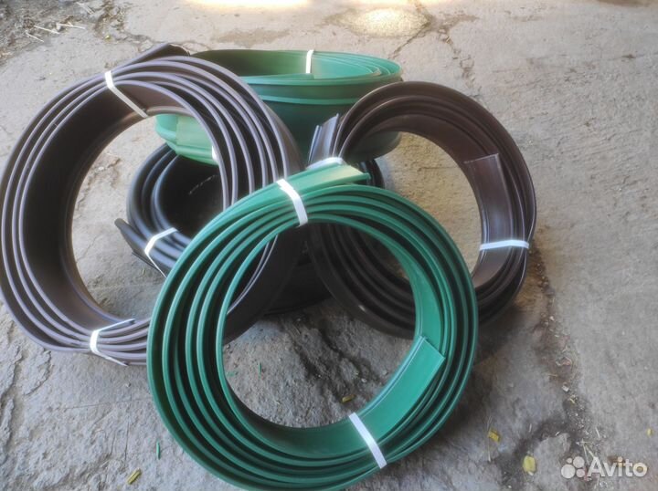 Бордюр садовый пластиковый