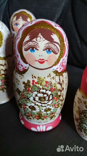 Матрёшки ручной работы, художественная роспись