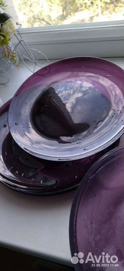 Тарелки из Икеи,черные новые Франция