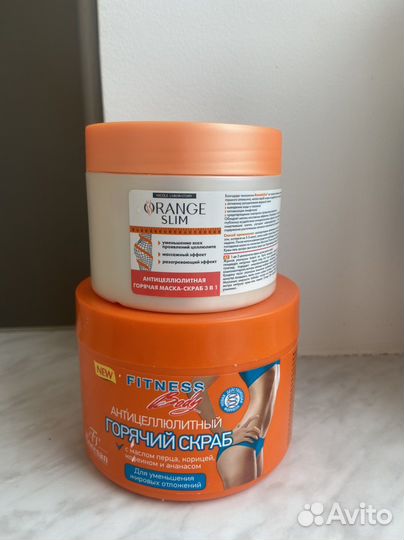 Антицеллюлитный крем скраб горячий
