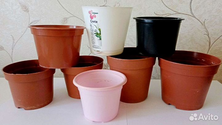 Горшки + Цветы в горшках