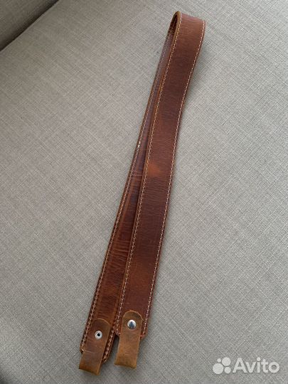 Кожаный ремень для сумки