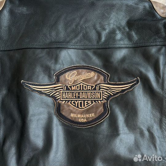 Кожаная куртка мужская harley davidson