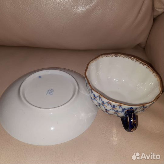 Чайная пара фарфор лфз СССР
