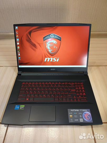 Новый Игровой ноутбук MSI Katana GF76 B12UCR-1024X