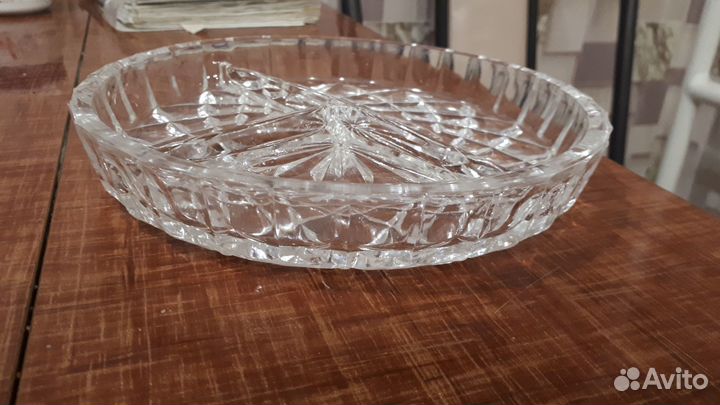 Хрустальная менажница