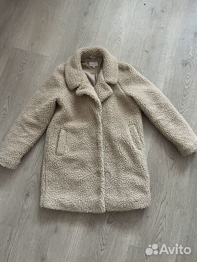 Шуба пальто тедди