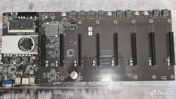 Материнская плата BTC S 37 для майнинга на 8 карт