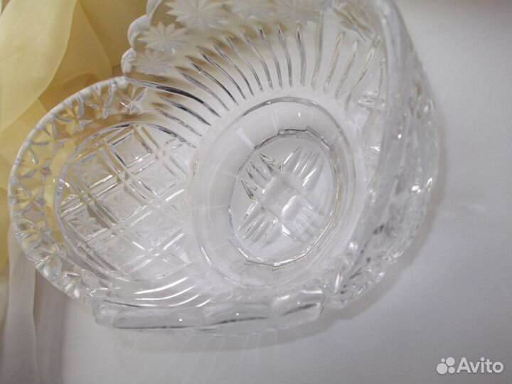 Хрустальные вазочки-конфетницы.СССР. Новые