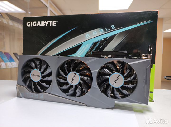 Видеокарта Gigabyte GeForce RTX 3090 Eagle OC 24Gb