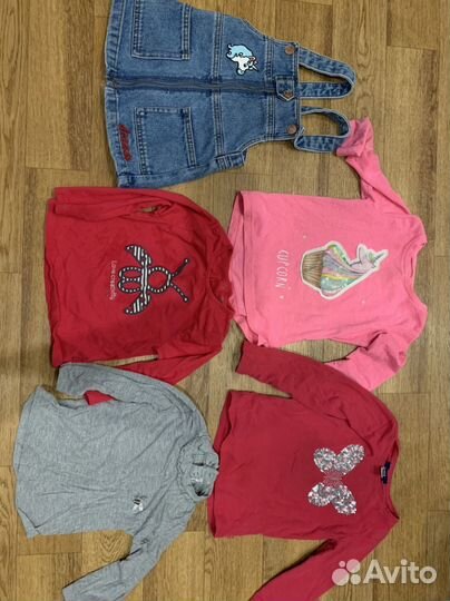 Пакет одежды на девочку 9-12м