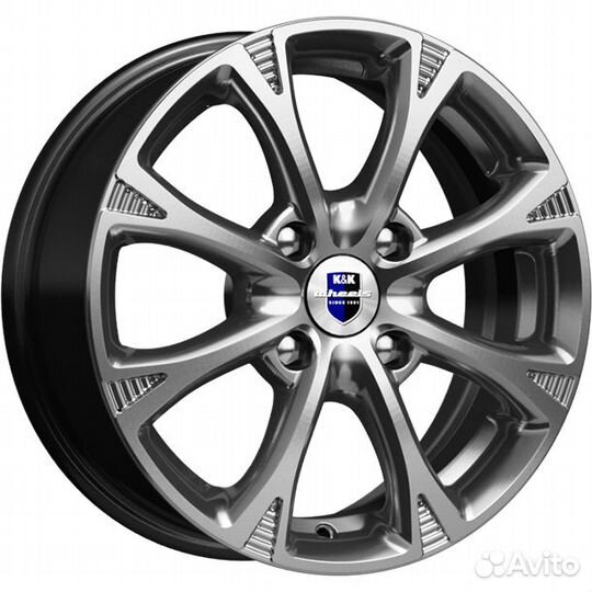 R15 4x100 6J ET39 56,6 Rapid Блюз Дарк платинум