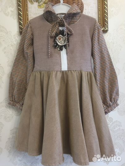 Платье с блузкой для девочки