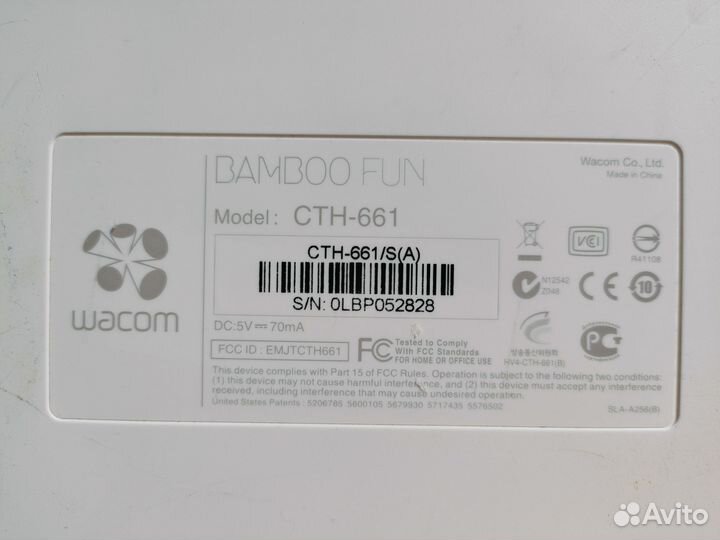 Wacom Bamboo Fun Графический планшет